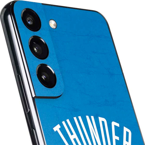 NBA OKC Thunder Distressed Galaxy S22 Plus Skin